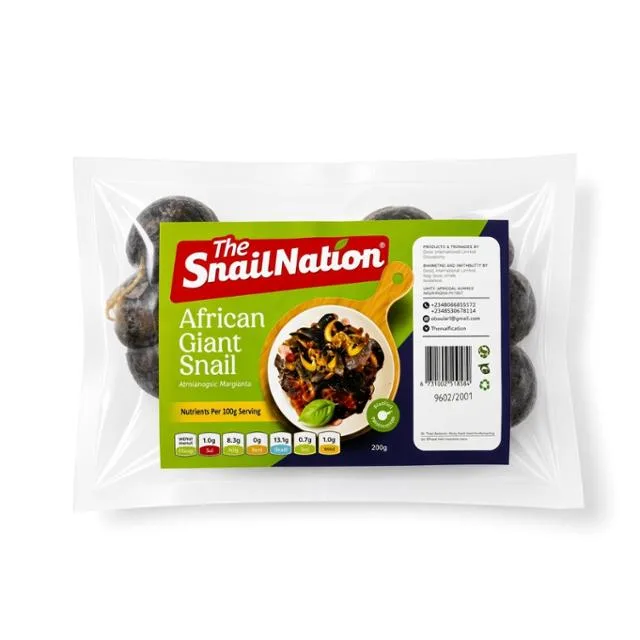 African Giant Snails 200g